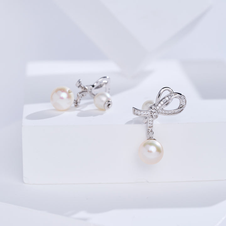 Anting Mutiara Air Tawar Gred Atas WE01024 | RIBBON