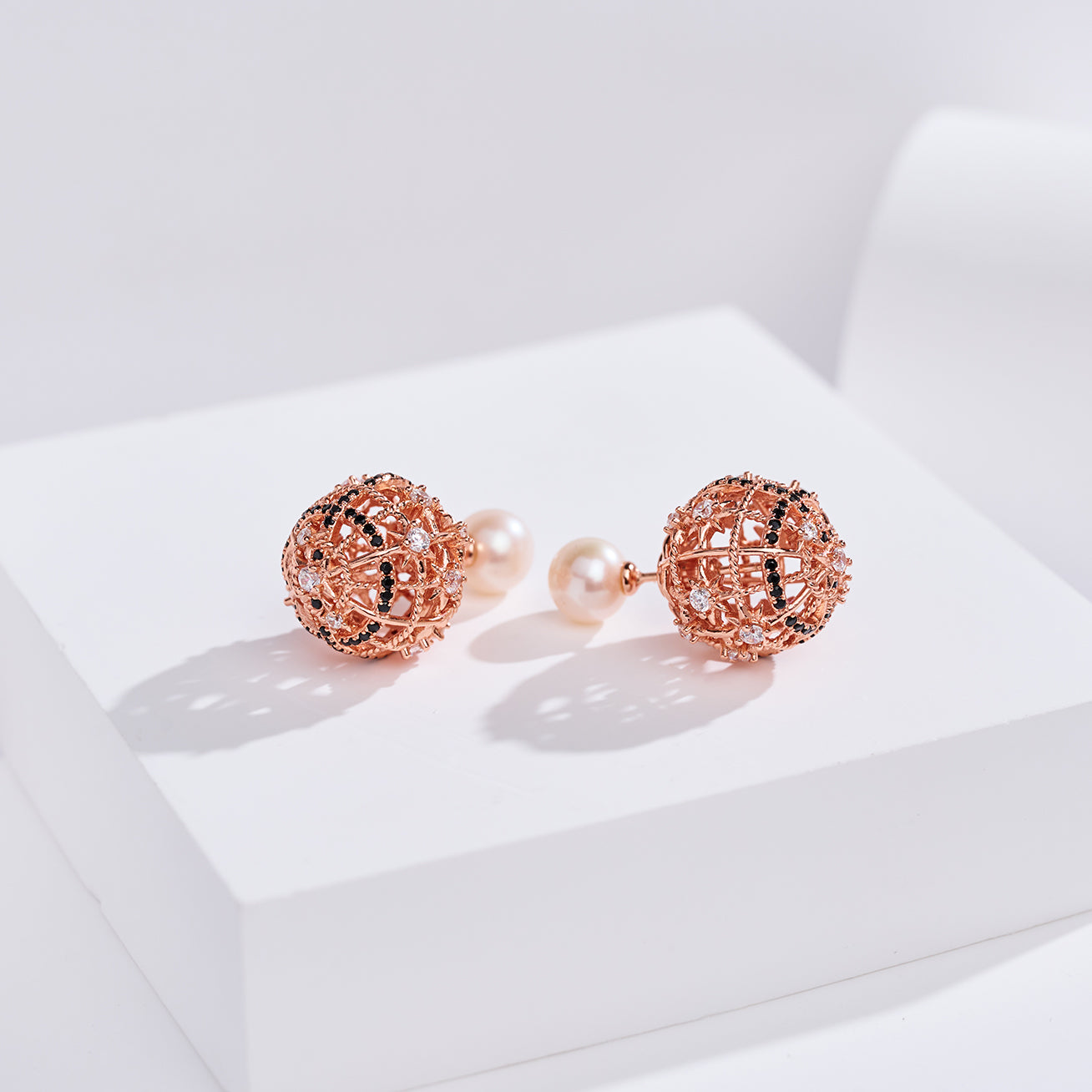 Anting Mutiara Air Tawar Gred Atas WE01026 | TWEED