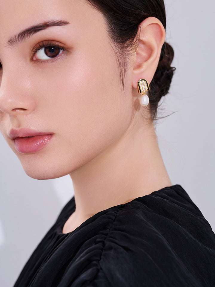 Top Grade Freshwater Pearl Earrings WE01028 | DECO