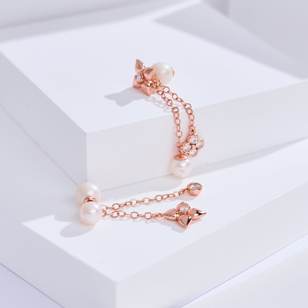 أقراط لؤلؤة مياه عذبة عالية الجودة WE01031 | بابل