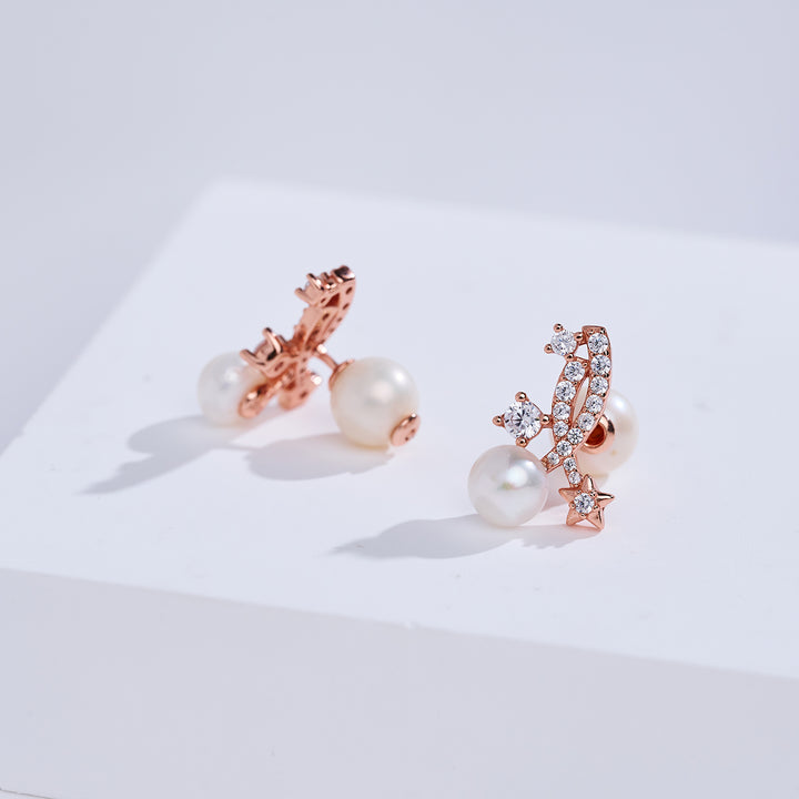 顶级淡水珍珠耳环 WE01032 | STARRY