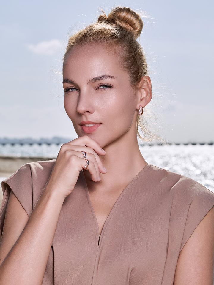 顶级淡水珍珠耳环 WE01033 | SANDS