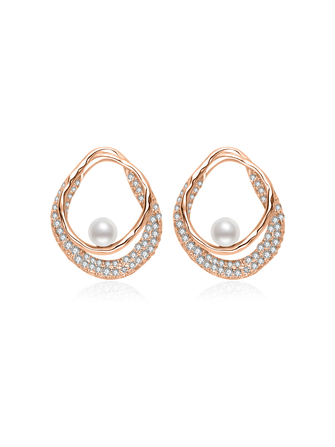 Anting Mutiara Air Tawar Segar Elegan Gred Atas WE01034 | SANDS