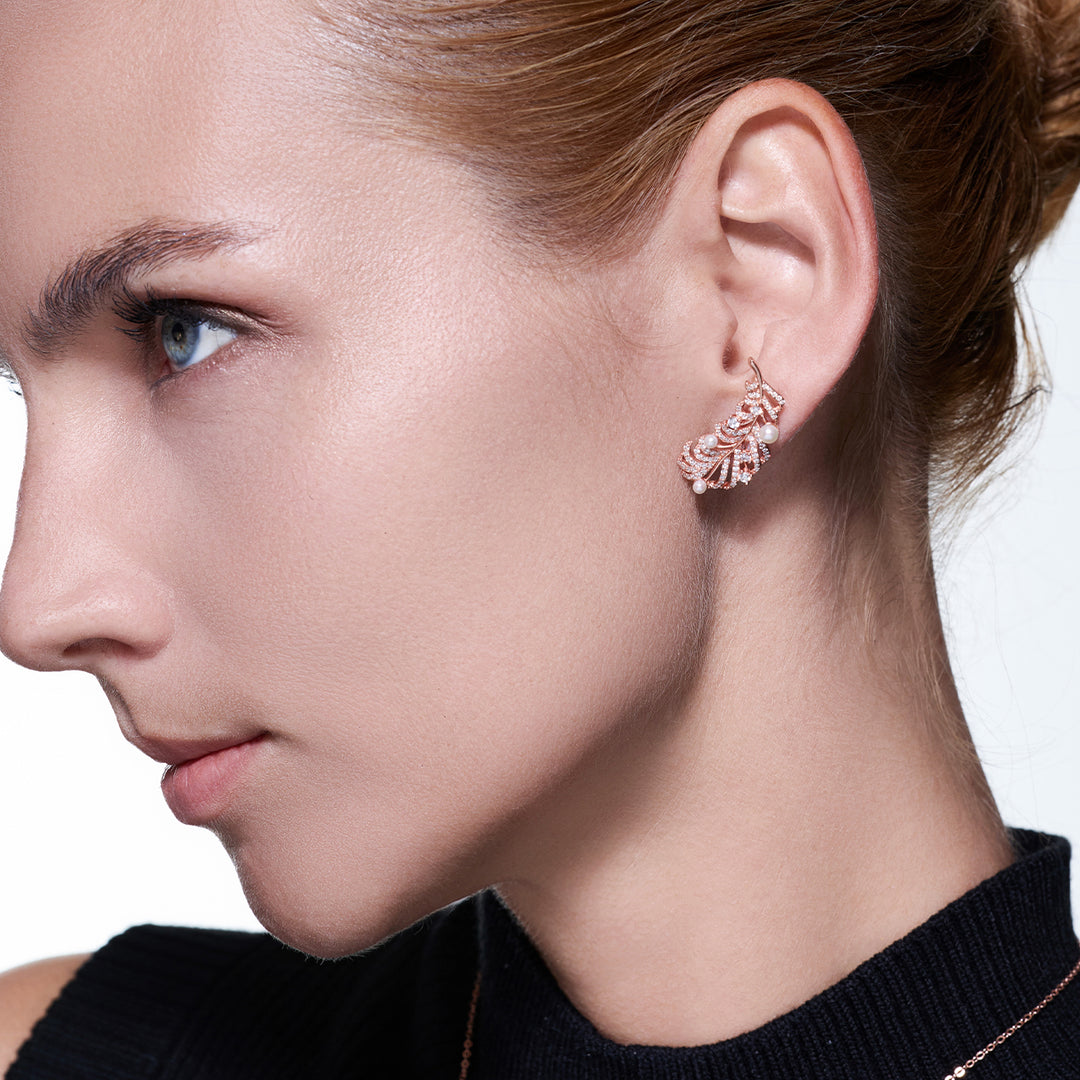 Top Grade Freshwater Pearl Earrings WE01035 | FEATHER