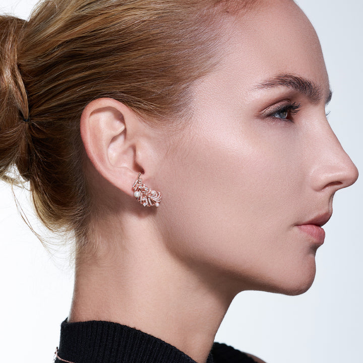 Top Grade Freshwater Pearl Earrings WE01035 | FEATHER