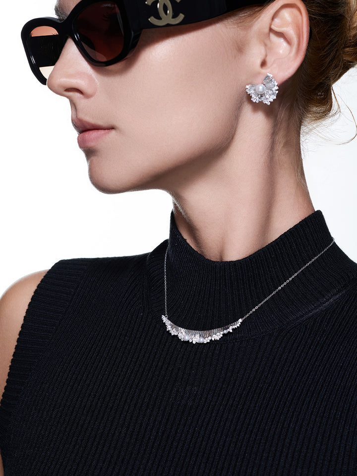 Orecchini con Perle d'Acqua Dolce di Prima Qualità WE01036 | LADY BOSS