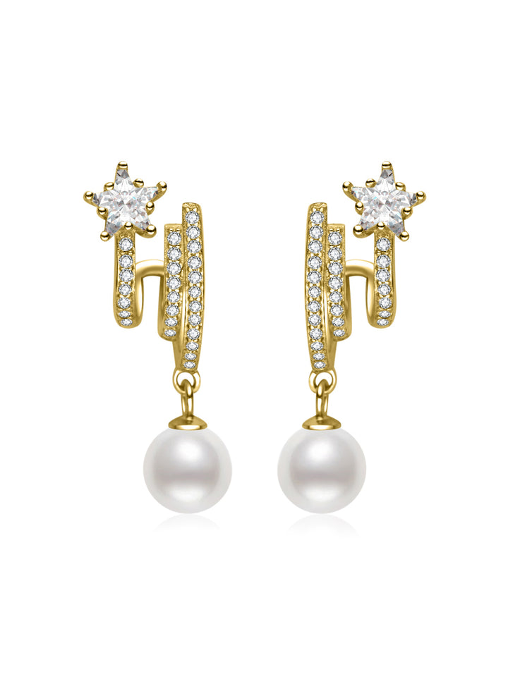 顶级淡水珍珠耳环 WE01039 | 星辉