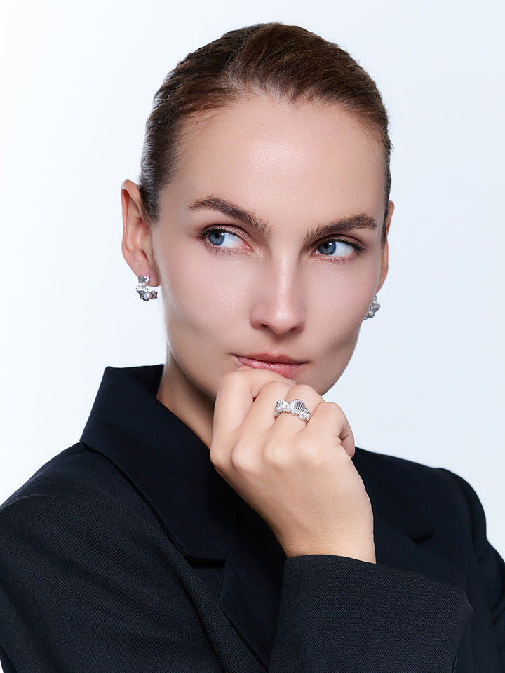 Top-Qualität Süßwasserperlenring WR00440 | LADY BOSS