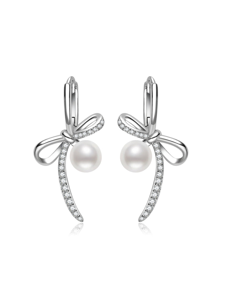 Boucles d'oreilles en perles d'eau douce de première qualité WE01041 | RUBAN