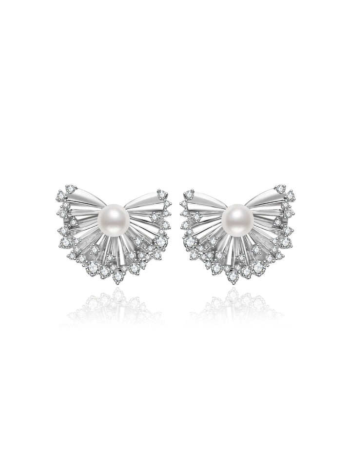 Pendientes de Perla de Agua Dulce de Primera Calidad WE01050 | LADY BOSS