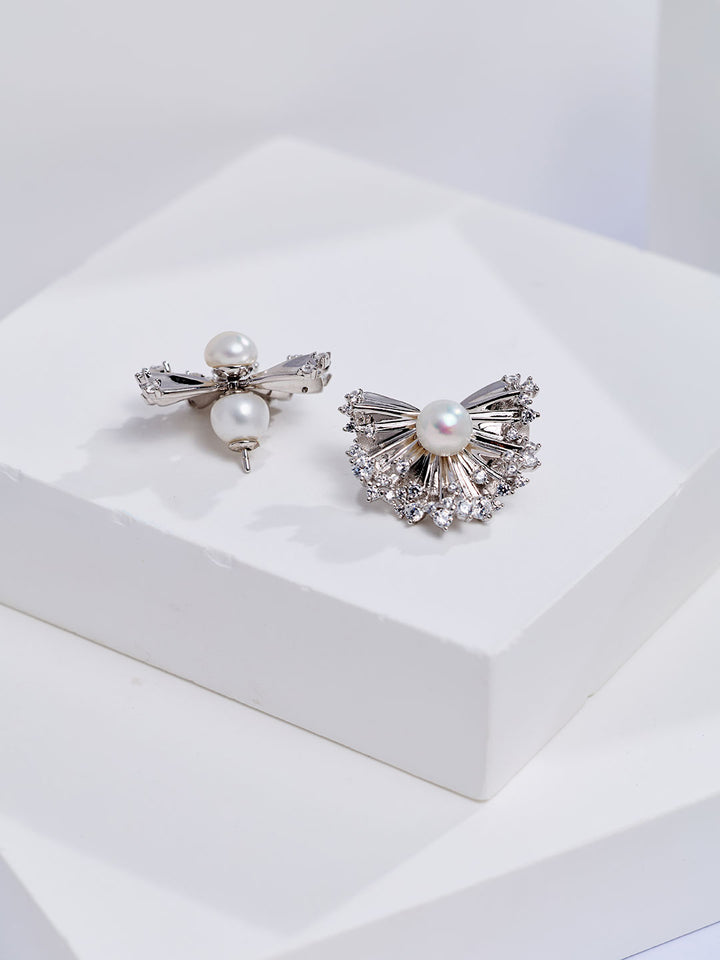 Pendientes de Perla de Agua Dulce de Primera Calidad WE01050 | LADY BOSS