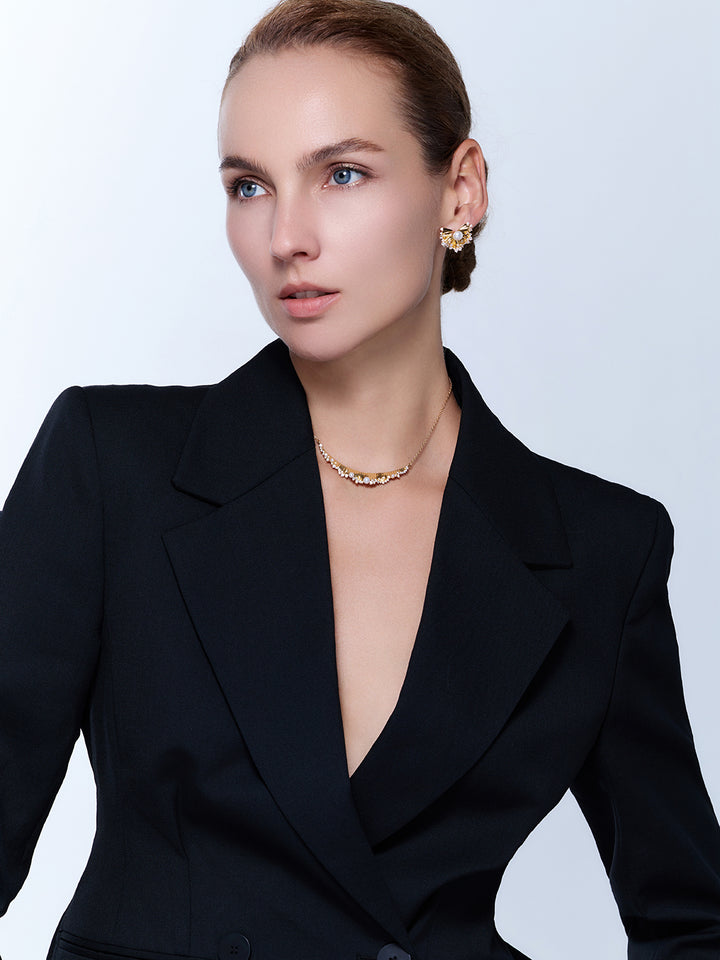 Top-Qualität Süßwasserperlenkette WN00923 | LADY BOSS