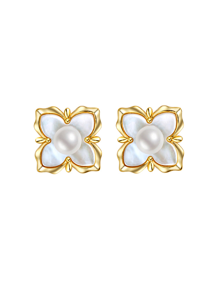 Anting Mutiara Air Tawar Gred Atas WE01058 | PERANAKAN