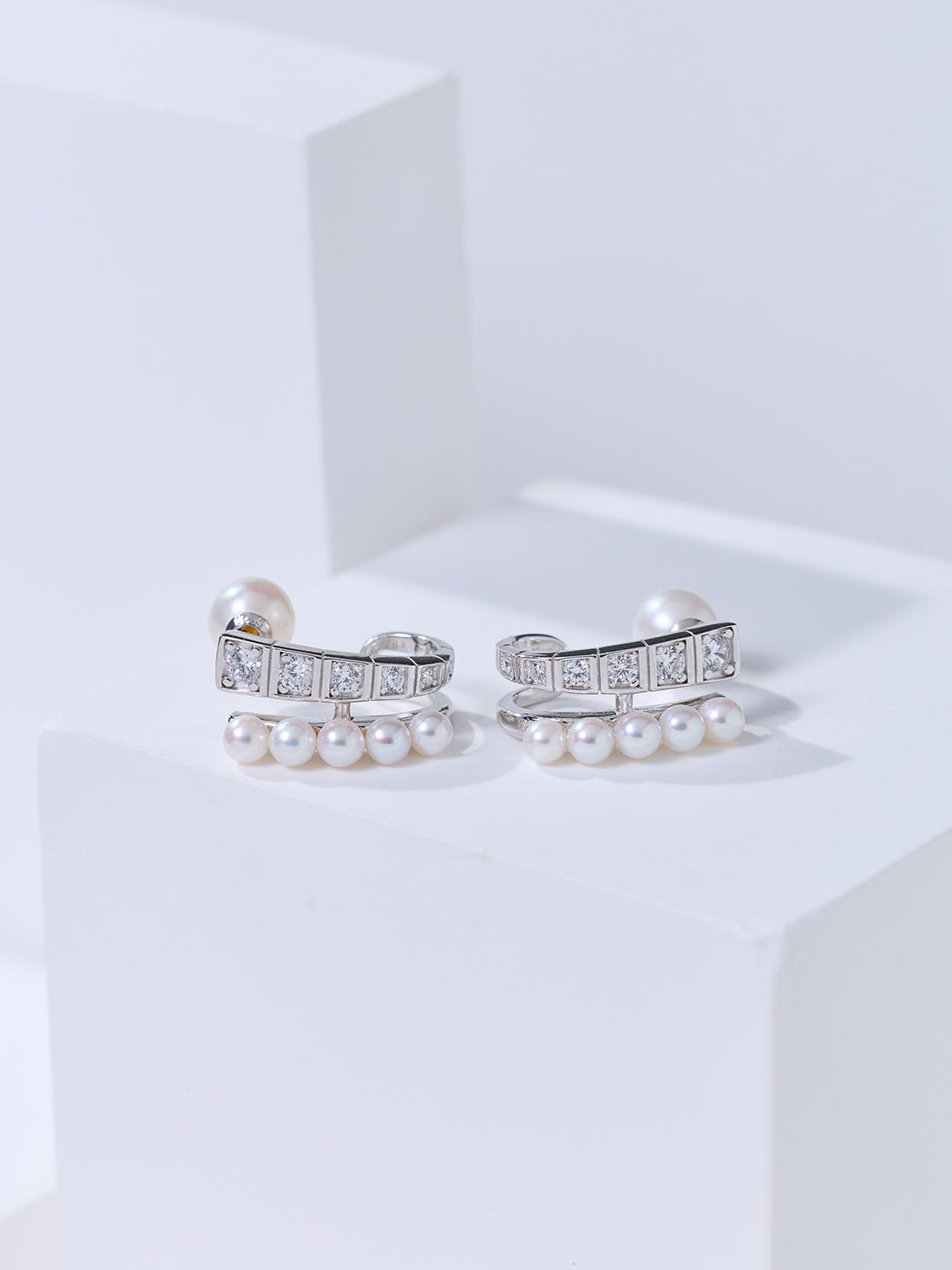 Top Grade Freshwater Pearl Earring WE01061 | WATERFALL