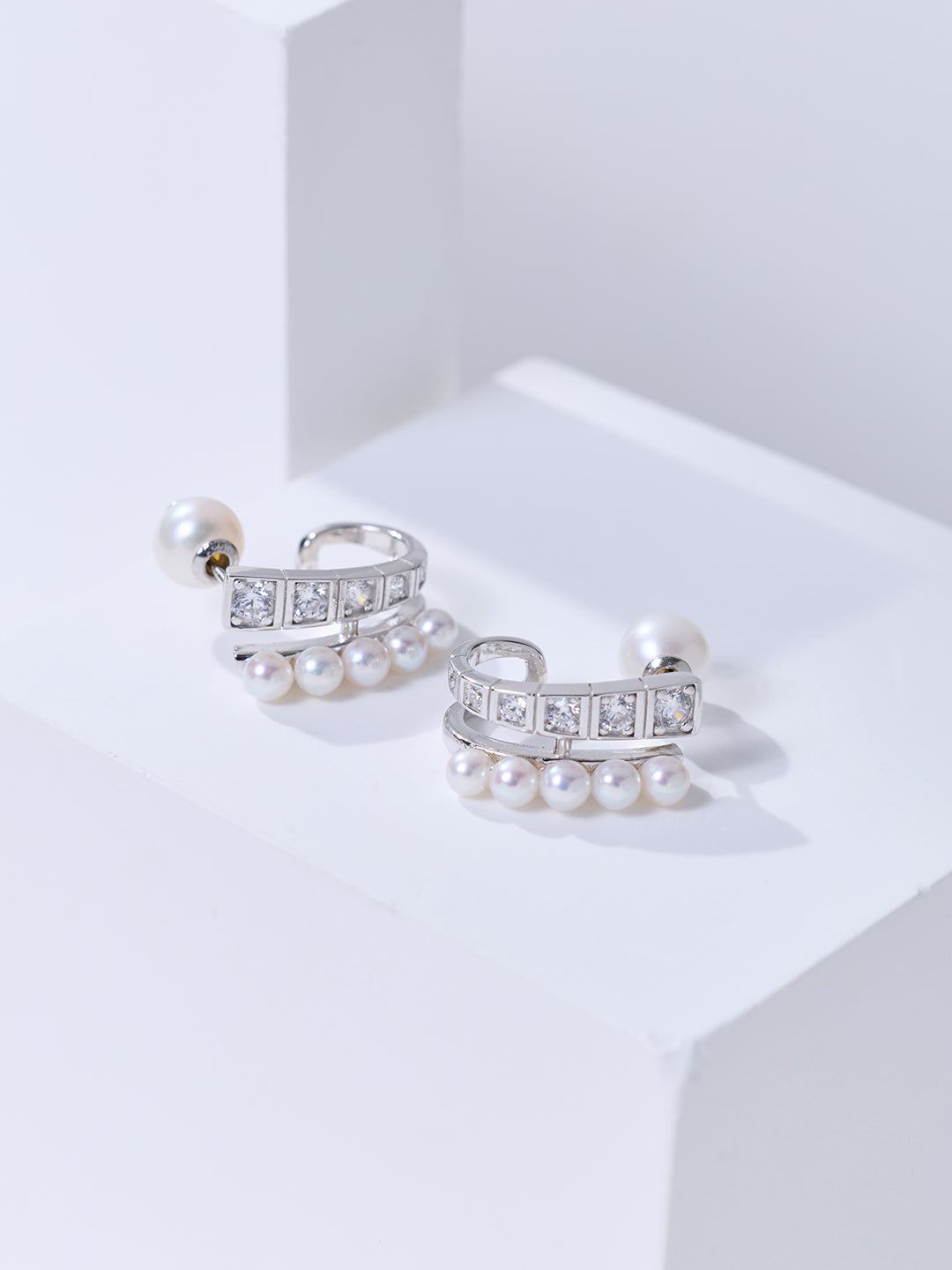Top Grade Freshwater Pearl Earring WE01061 | WATERFALL