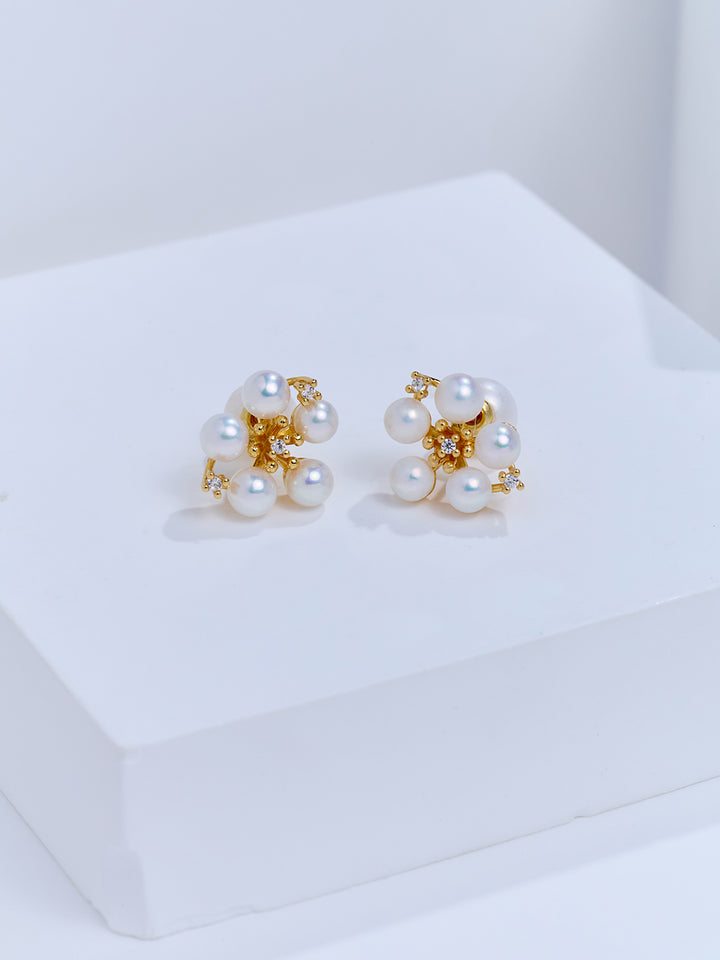 Top Grade Freshwater Pearl Earrings WE01062 | GARDENS