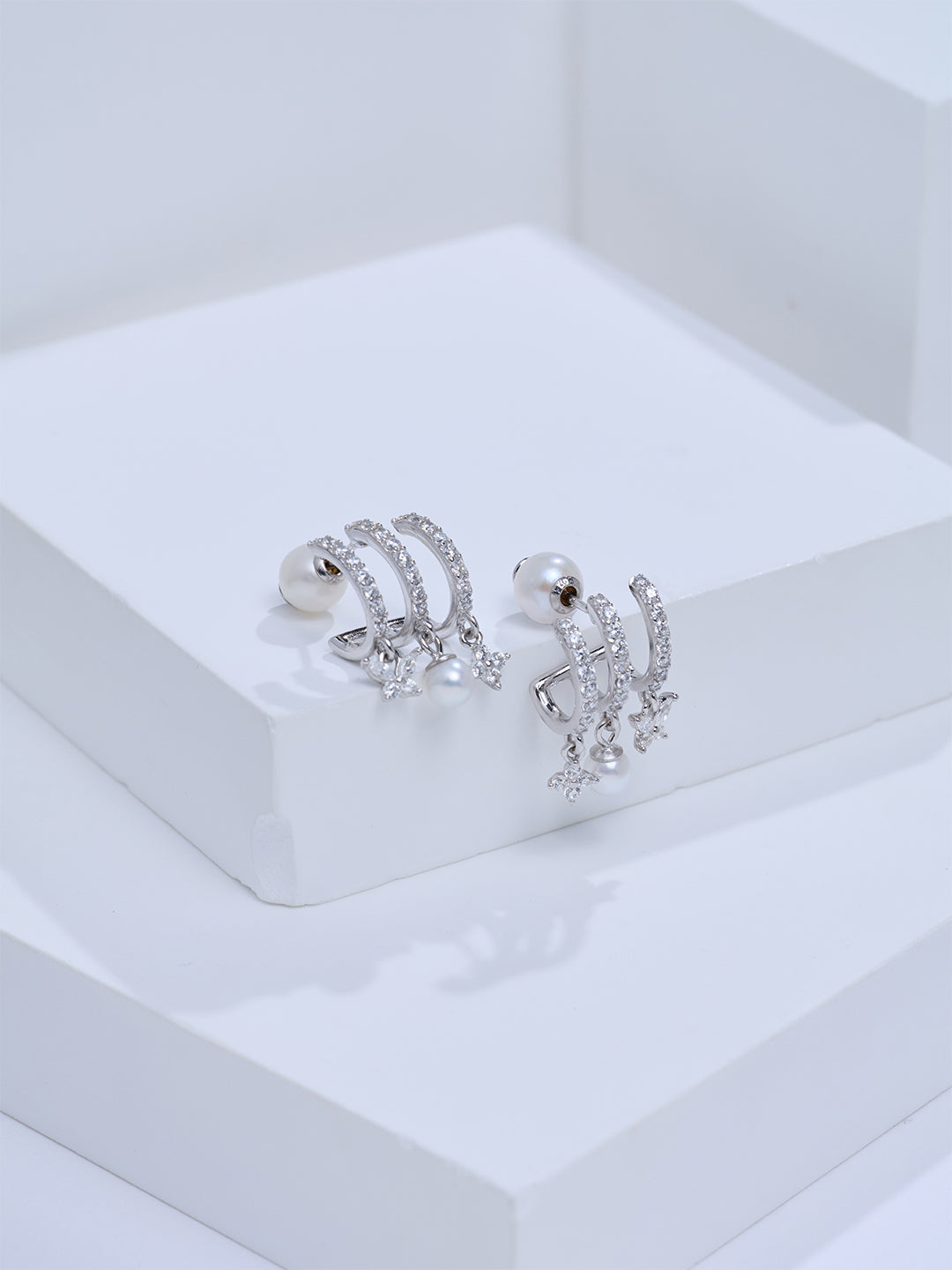 Top Grade Freshwater Pearl Earrings WE01064 | BUTTERFLY