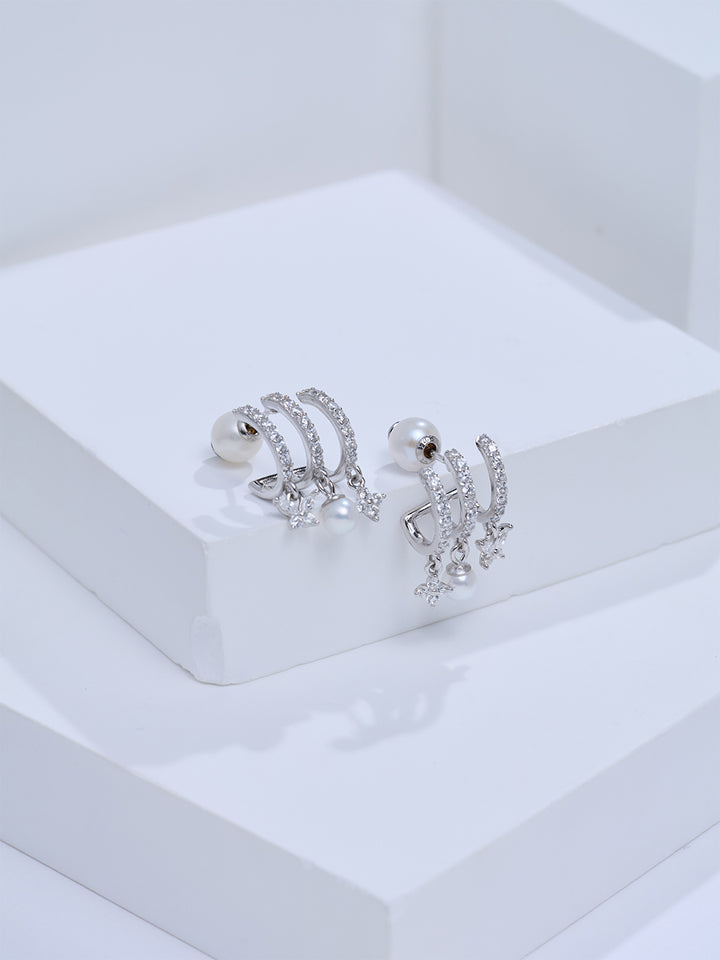 Top Grade Freshwater Pearl Earrings WE01064 | BUTTERFLY