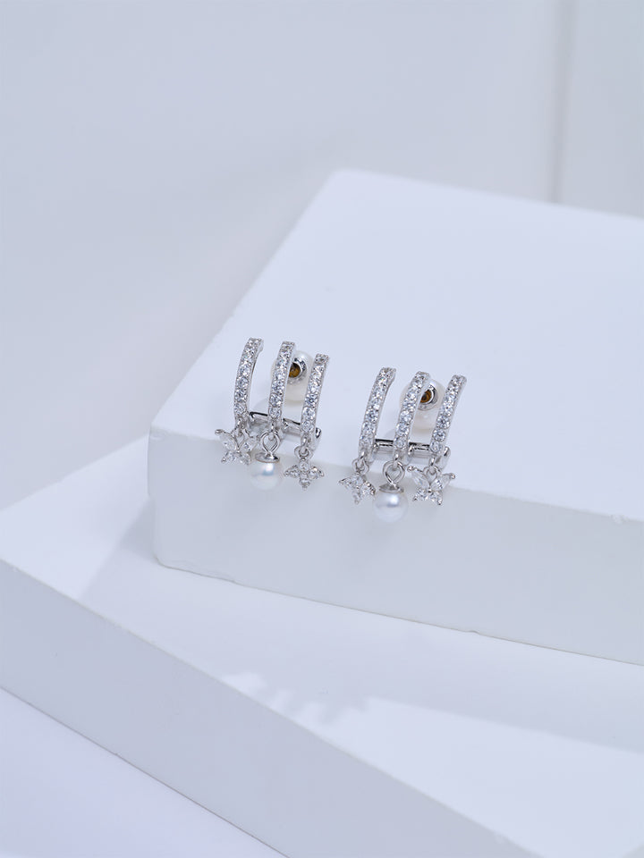 Top Grade Freshwater Pearl Earrings WE01064 | BUTTERFLY