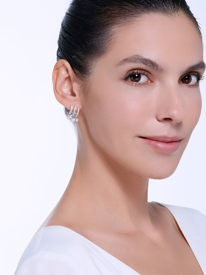 Top Grade Freshwater Pearl Earrings WE01064 | BUTTERFLY