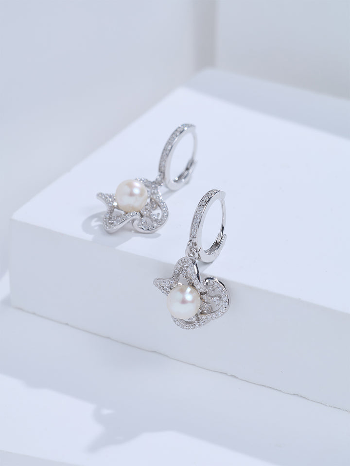Top Grade Freshwater Pearl Earrings WE01067 | PERANAKAN