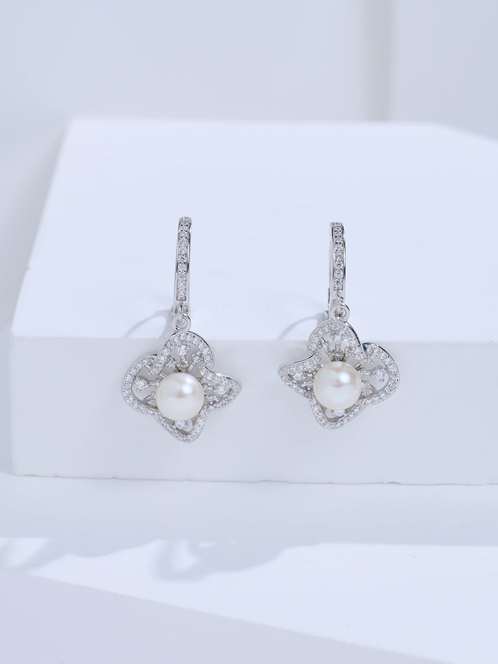 Top Grade Freshwater Pearl Earrings WE01067 | PERANAKAN