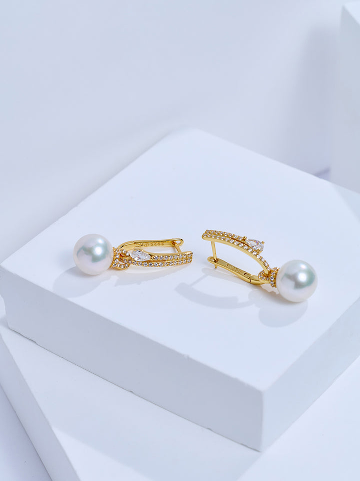Top Lustre Edison Pearl Earrings WE01076