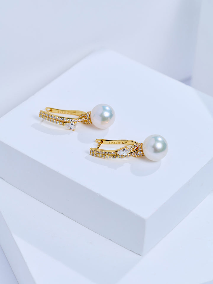 Top Lustre Edison Pearl Earrings WE01076