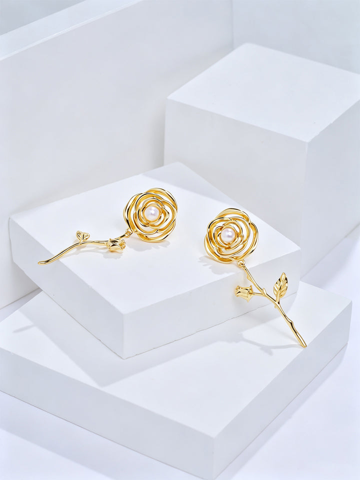 Top Grade Freshwater Pearl Earrings WE01078 | ROSE