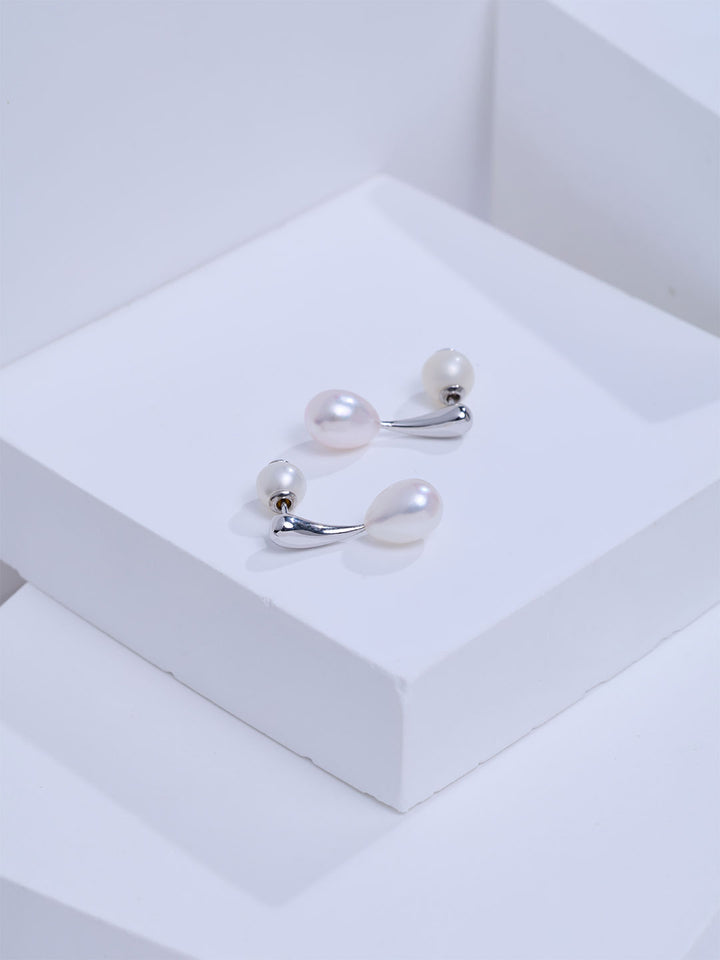 Top Grade Freshwater Pear Earrings WE01080 | FLUID