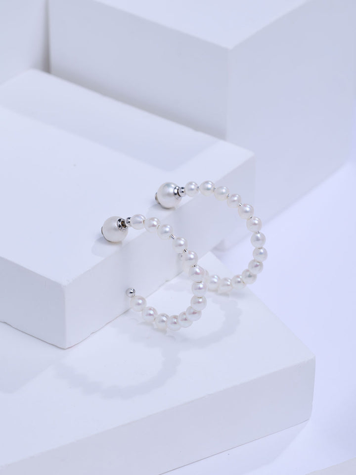 Elegant Freshwater Pearl Earrings WE01081