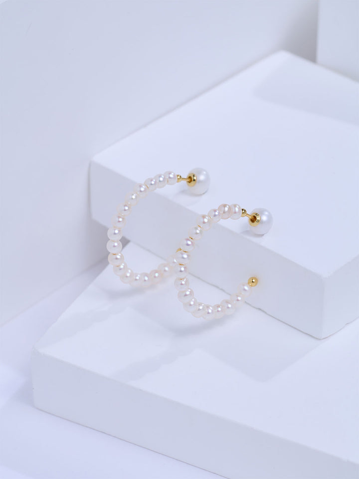 Elegant Freshwater Pearl Earrings WE01082
