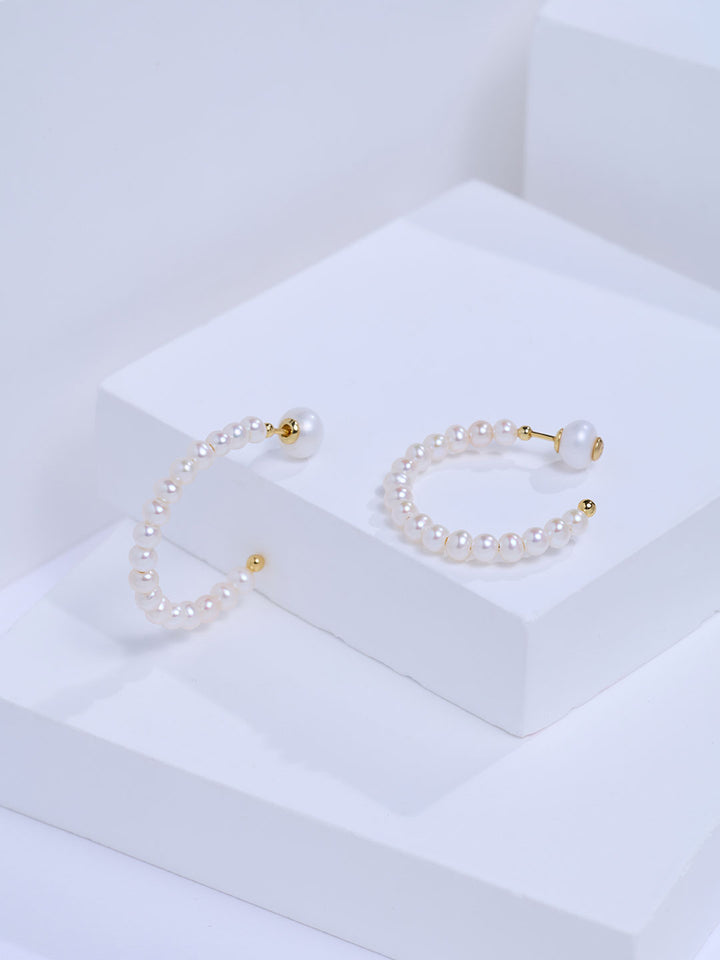 Elegant Freshwater Pearl Earrings WE01082