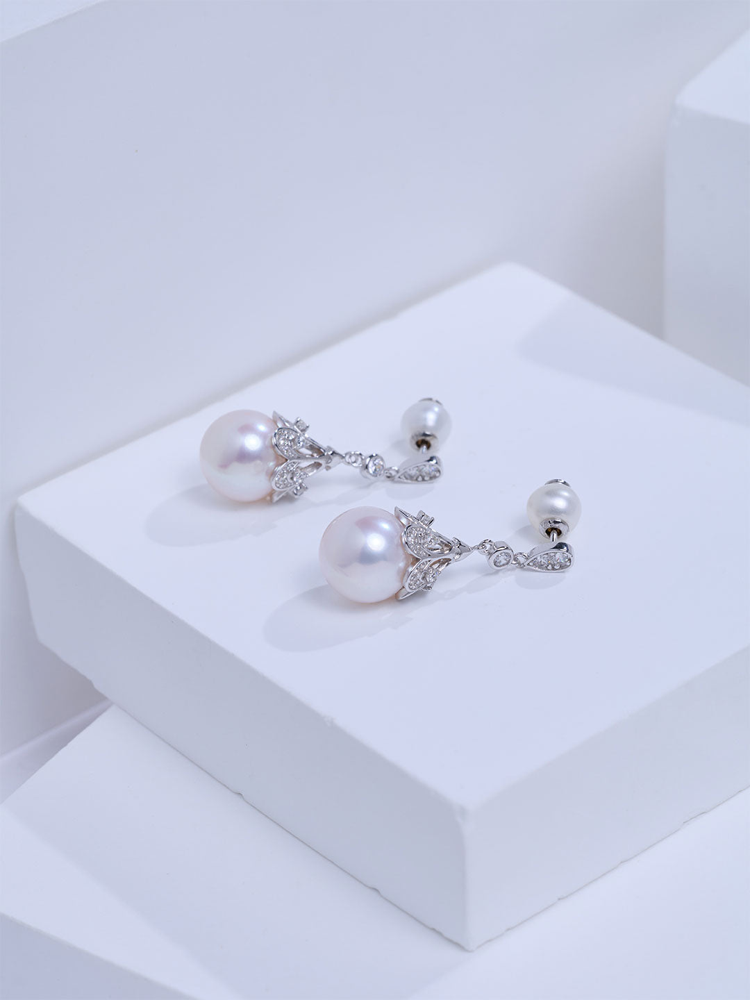 Top Lustre Edison Pearl Earrings WE01088