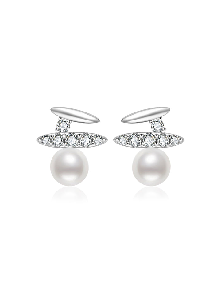 Top Grade Freshwater Pearl Earrings WE01096 | MARINA BAY