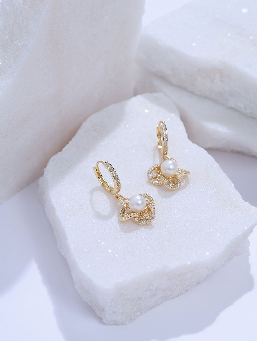 Top Grade Freshwater Pearl Earrings WE01098 | PERANAKAN