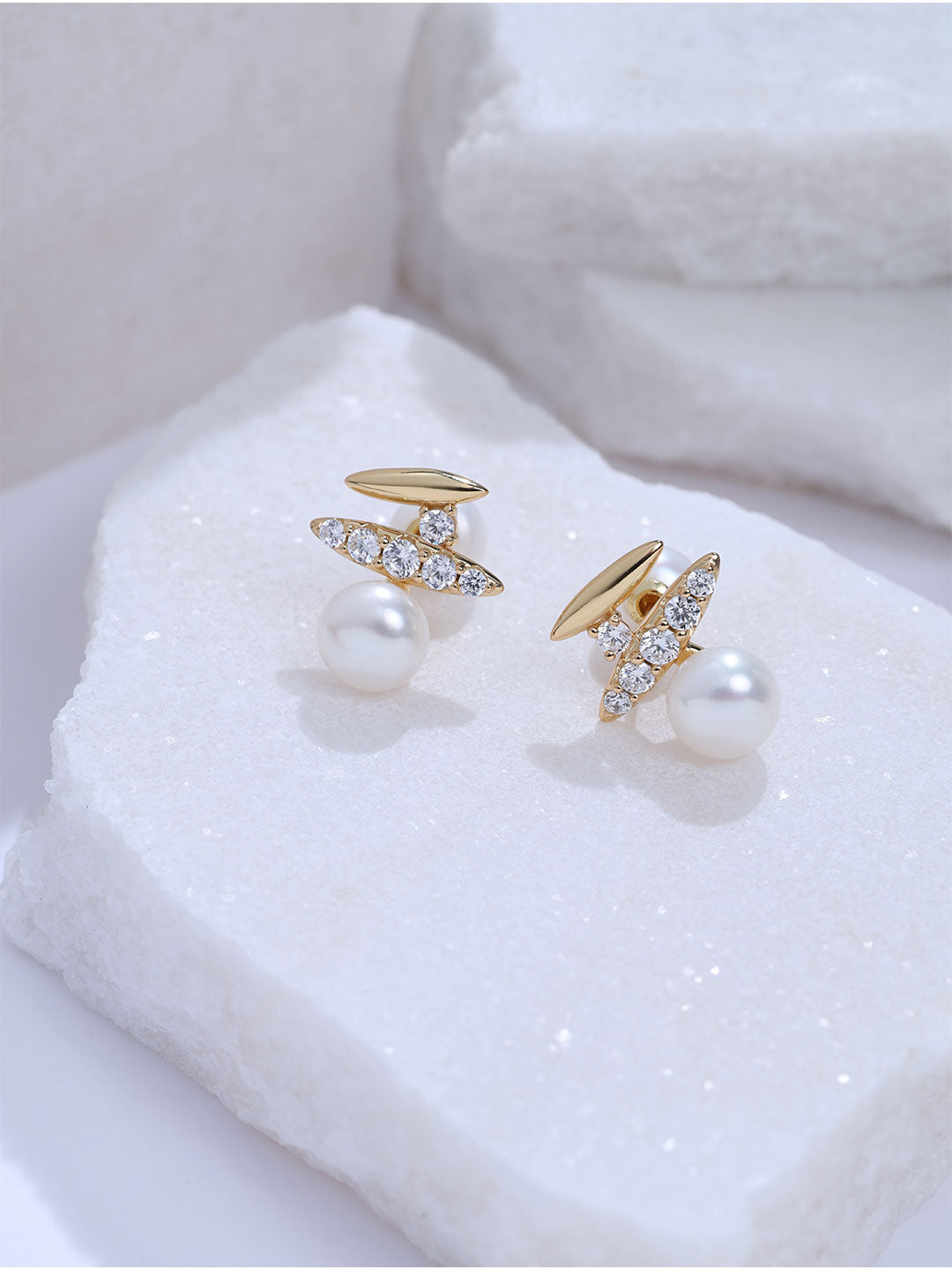 Top Grade Freshwater Pearl Earrings WE01105 | MARINA BAY