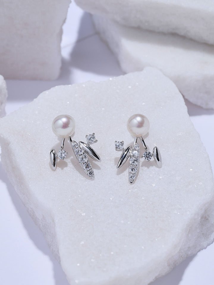 Top Grade Freshwater Pearl Earrings WE01112 | MARINA BAY