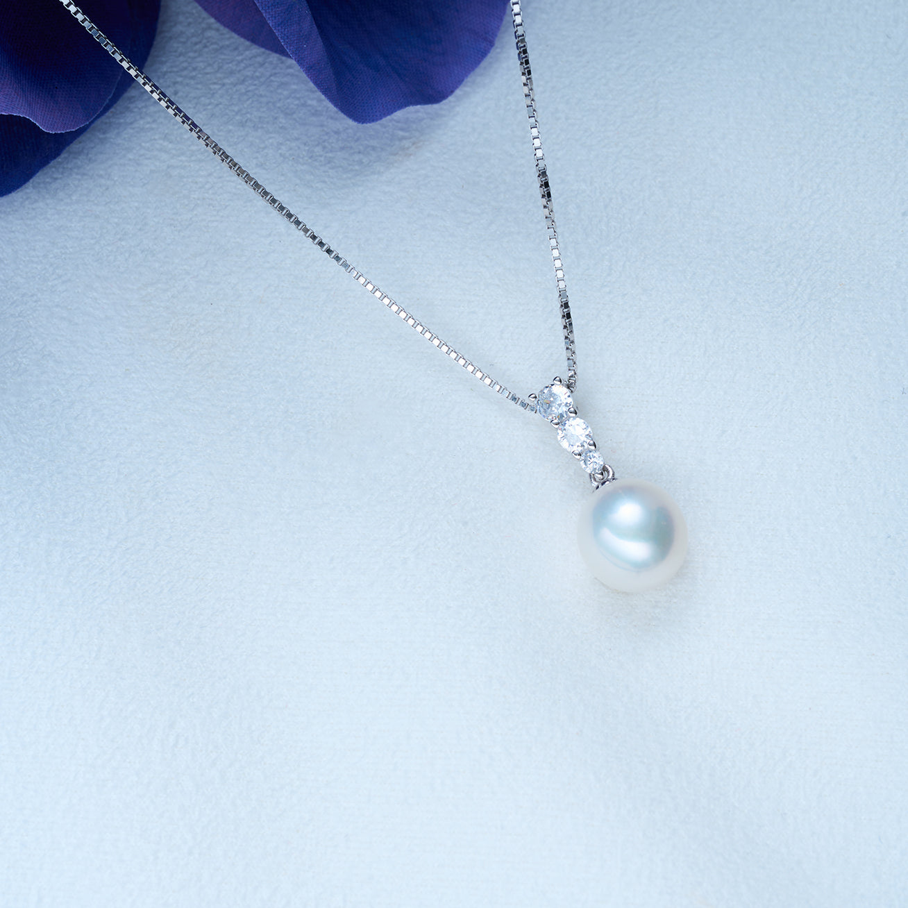 Top Lustre Freshwater Pearl Necklace WN00064 - PEARLY LUSTRE