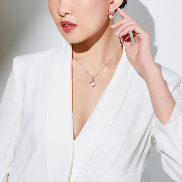 Elegante Collar de Perlas de Agua Dulce WN00069 | Colección S