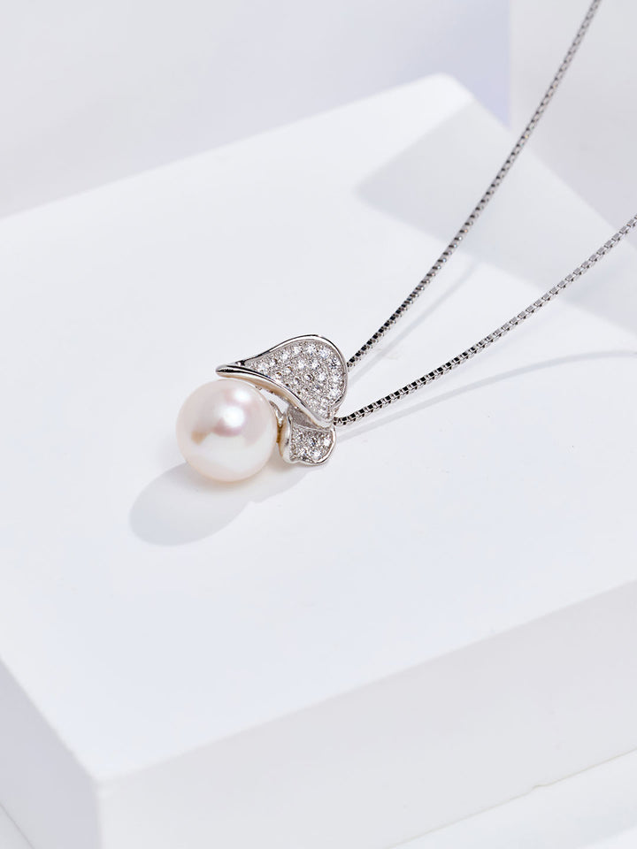 Collana di perle d'acqua dolce di grado superiore WN00096 | GIARDINI