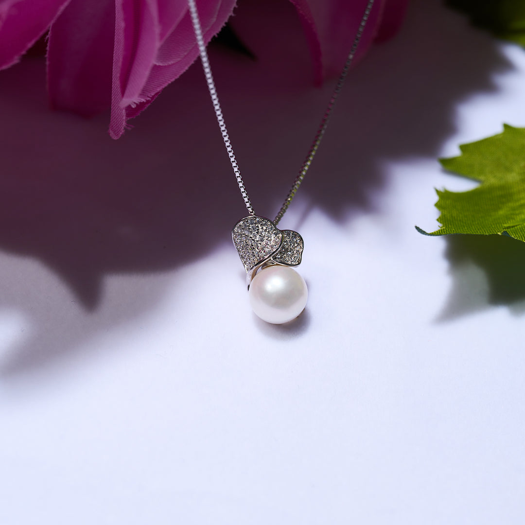 Collana di perle d'acqua dolce di grado superiore WN00096 | GIARDINI