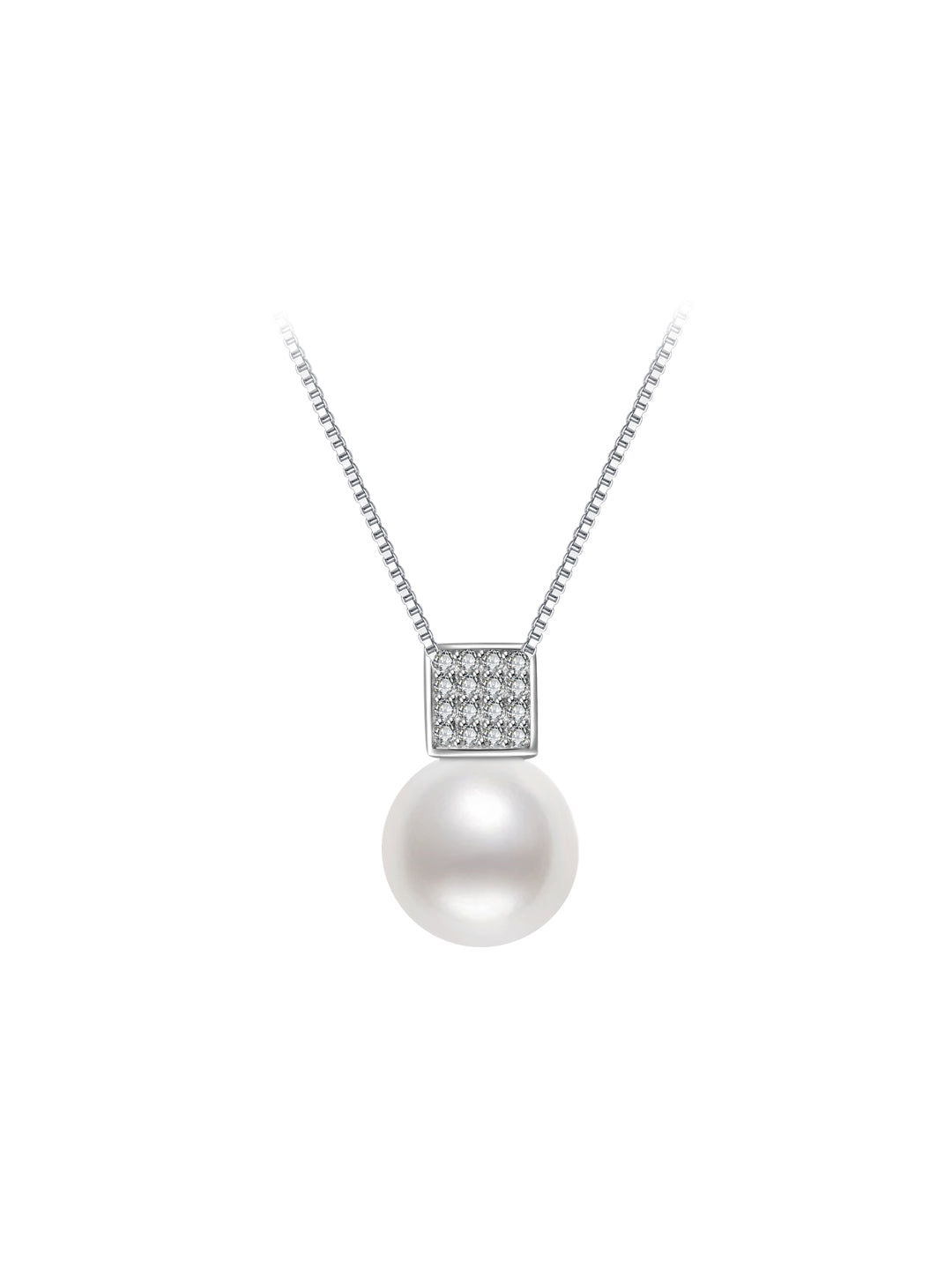 Collier élégant de perles d'eau douce WN00097