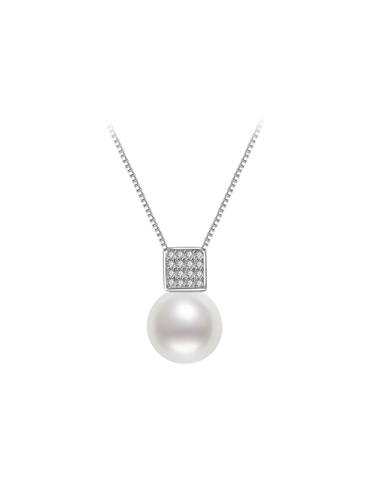Collier élégant de perles d'eau douce WN00097