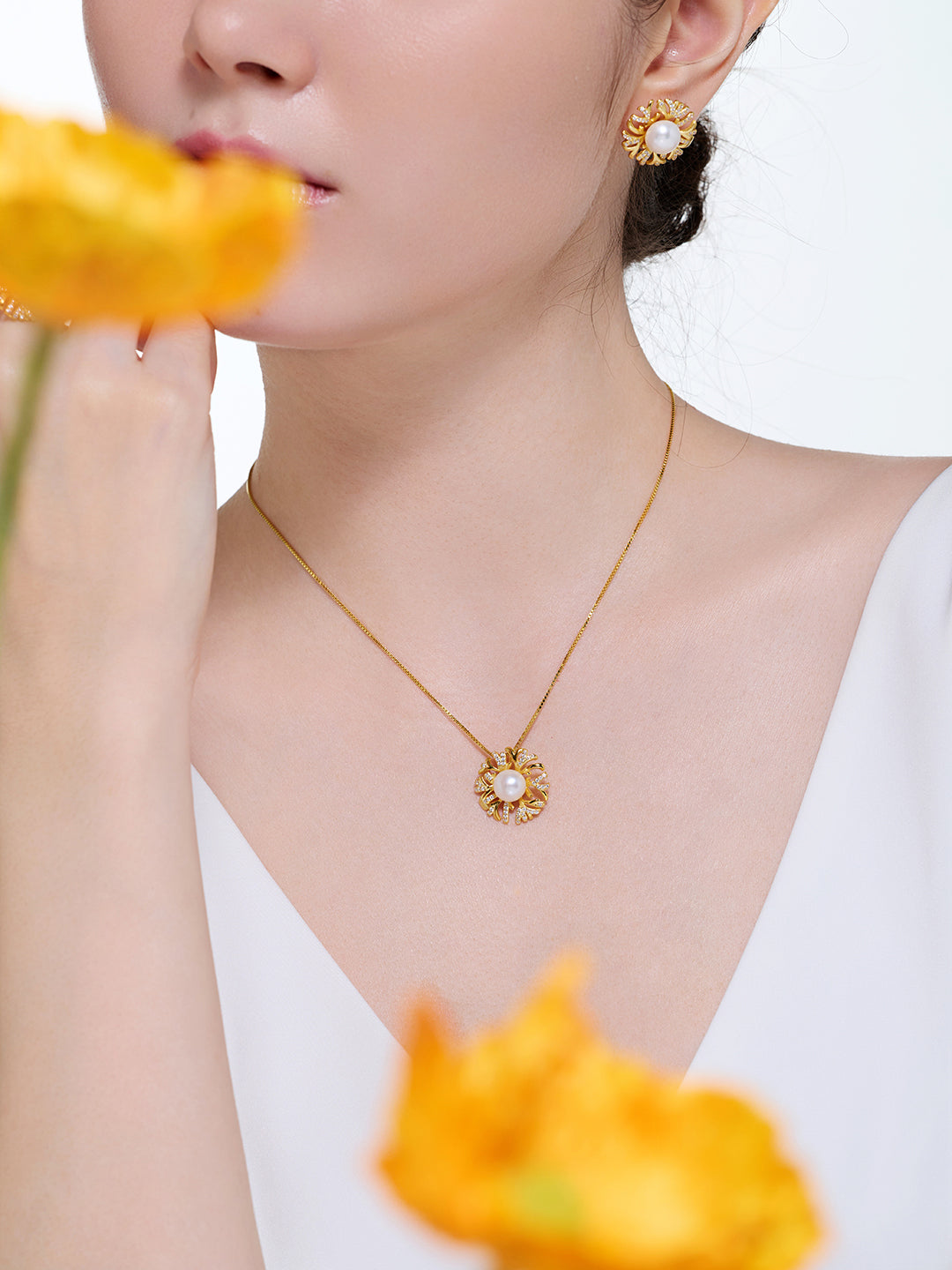 Kalung Mutiara Air Tawar Gred Atas WN00136 | TAMAN