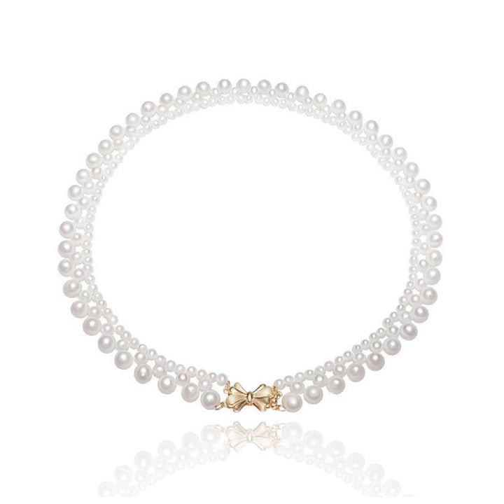 Elegant Freshwater Pearl Necklace WN00190 - PEARLY LUSTRE