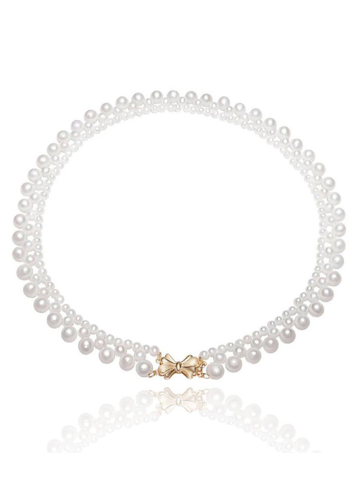 Kalung Mutiara Air Tawar yang Elegan WN00190