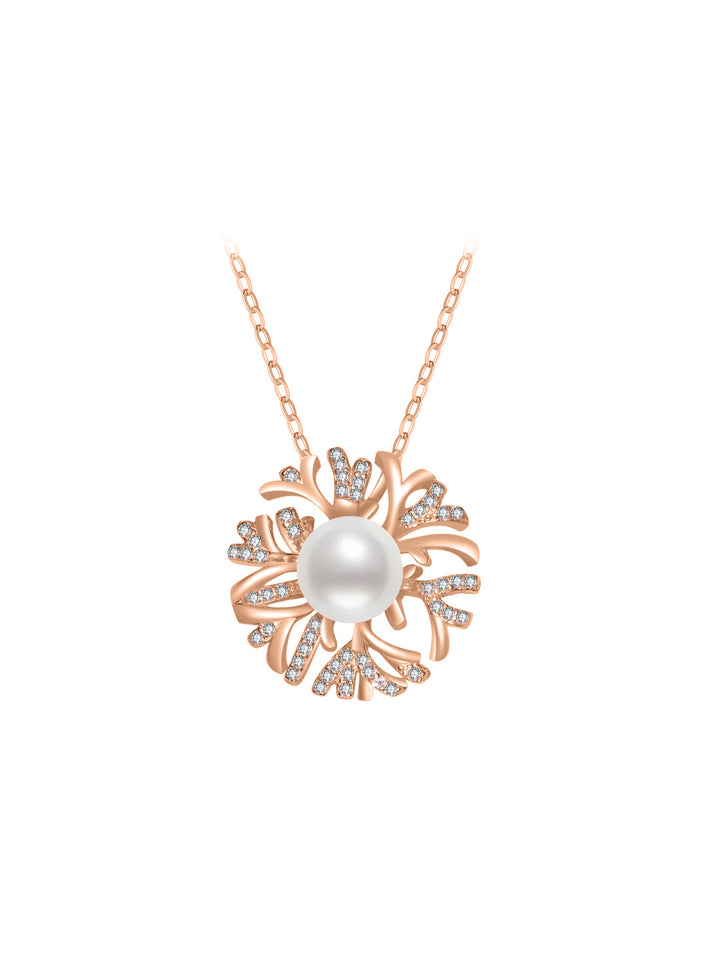 Collier de perles d'eau douce de qualité supérieure WN00193 | JARDINS
