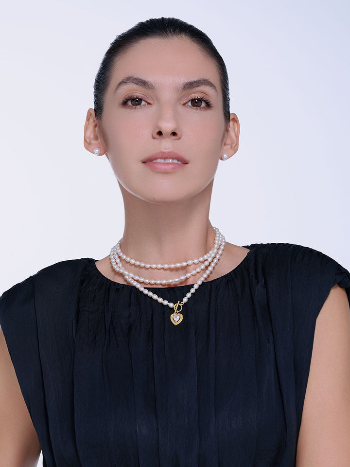 New Yorker Multi-style Freshwater Pearl Necklace &amp; Belt WN00210