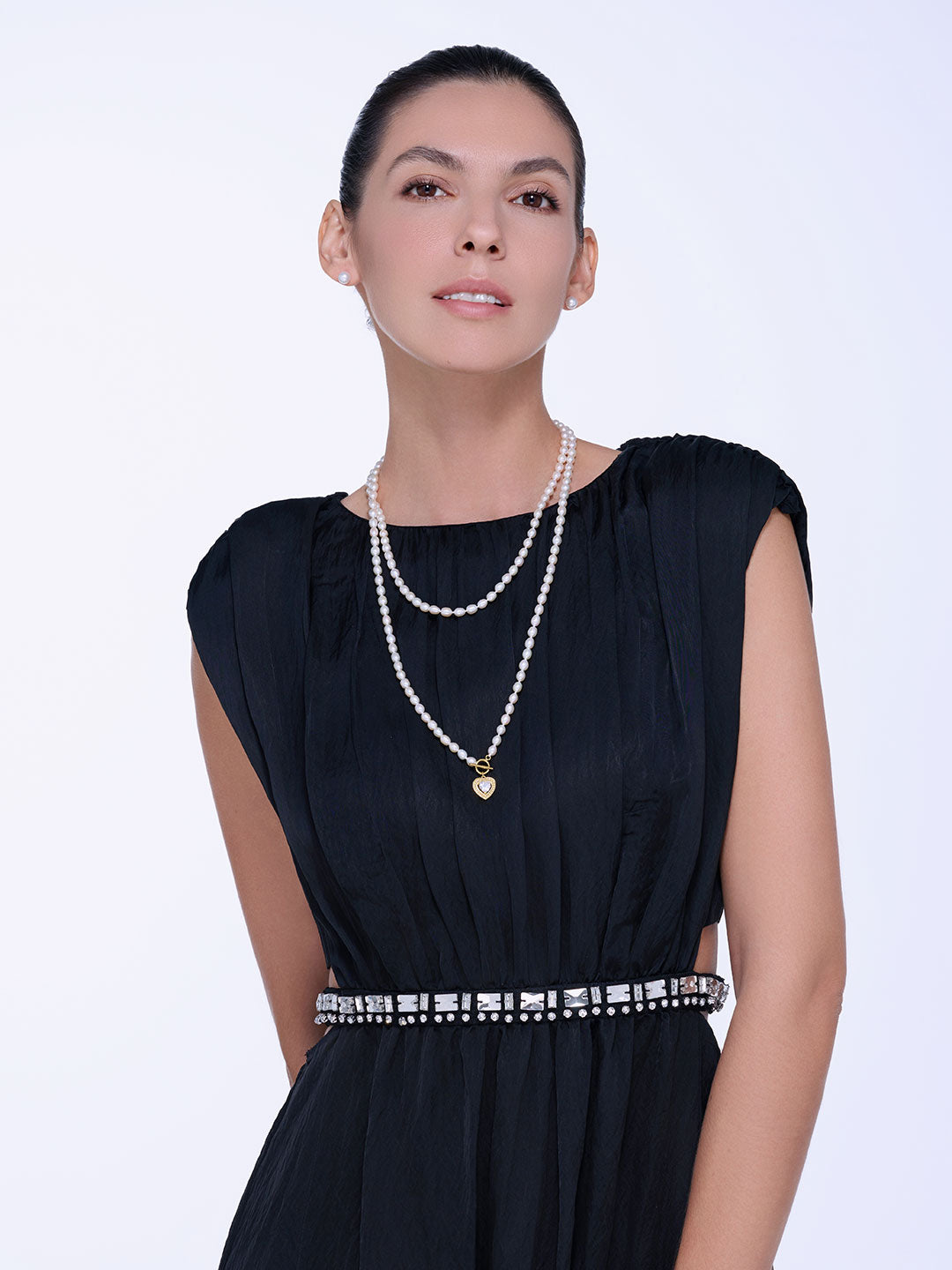 New Yorker Multi-style Freshwater Pearl Necklace &amp; Belt WN00210